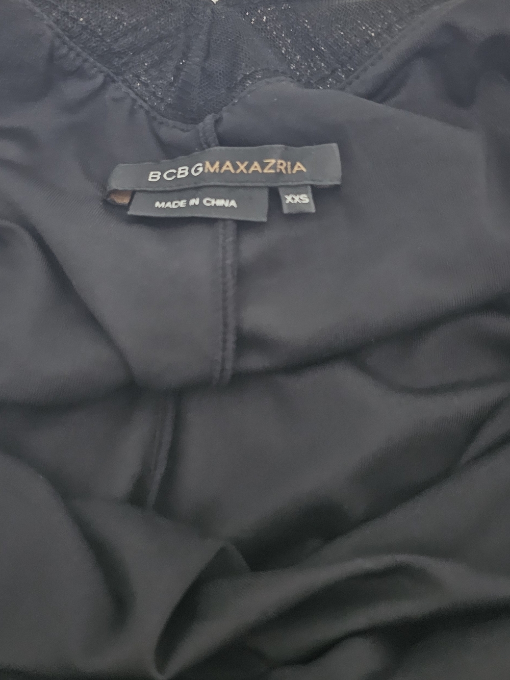 BCBGMAXAZRIA Black Top - XXS